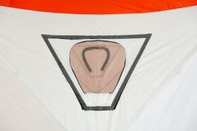 детальная картинка товара палатка куб condor зимняя утепленная 1,8 х 1,8 х 1,95 оранжевый/белый