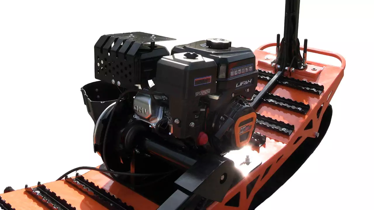 детальная картинка товара мотосноуборд искра-2, вариатор tav2-40, двигатель lifan kp230 8+ л.с., фара, тормоз