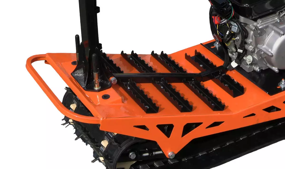 детальная картинка товара мотосноуборд искра-1, lifan kp230 8+ л.с., редуктор с автомат сцеплением. фара, тормоз