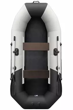 детальная картинка товара лодка таймень nx 270 "комби" светло-серый/черный Фото Лодка Таймень NX 270 "Комби" светло-серый/черный