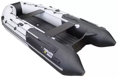 детальная картинка товара надувная лодка ривьера 3600 нднд гидролыжа Фото Надувная лодка Ривьера 3600 НДНД гидролыжа
