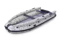 Лодка надувная моторная Solar-430 Super Jet Tunnel с фальшбортом