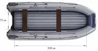 Надувная лодка Флагман DK 390 I JET
