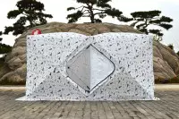Палатка Куб CONDOR зимняя утепленная 2,0 х 4,0 х 2,15 белый камуфляж