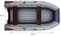 Надувная лодка Флагман DK 380 JET