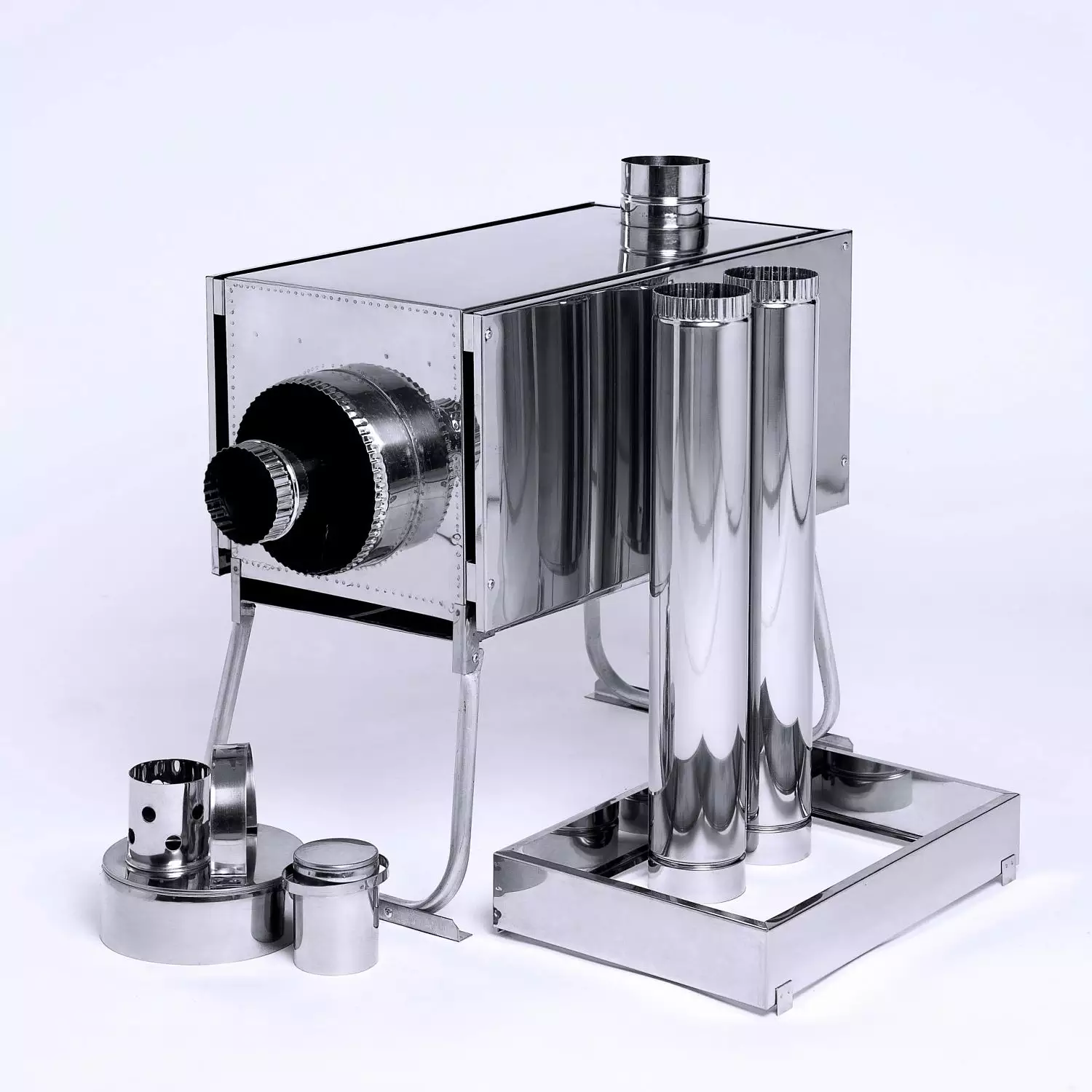 детальная картинка товара печь-экономка "инвент" со стационарными экранами (средняя)