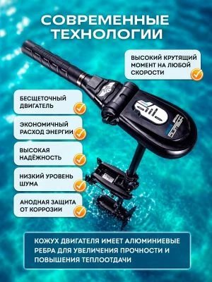 детальная картинка товара электромотор haswing protruar 1.0, 65lbs - 900 мм