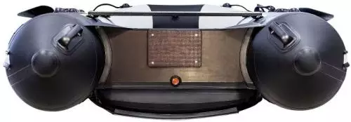 детальная картинка товара надувная лодка ривьера 3200 нднд серо-черная Фото Надувная лодка Ривьера 3200 НДНД Серо-черная