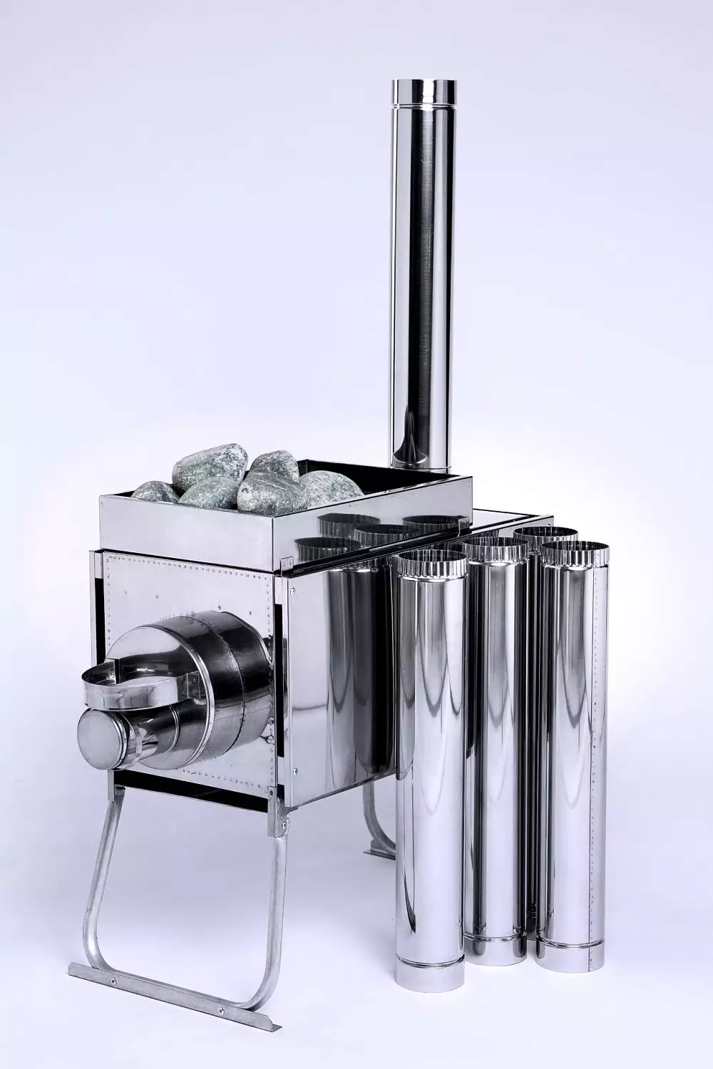 детальная картинка товара печь-экономка "инвент" со стационарными экранами (средняя)