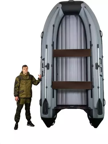 детальная картинка товара надувная лодка riverboats 430 нднд + фальшборт Фото Надувная лодка RiverBoats 430 НДНД + Фальшборт