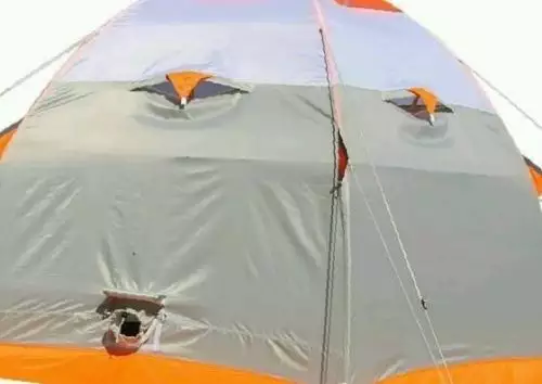 детальная картинка товара зимняя палатка лотос 3 эко оранжевый
