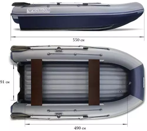 Фото Надувная лодка Флагман DK 550 JET