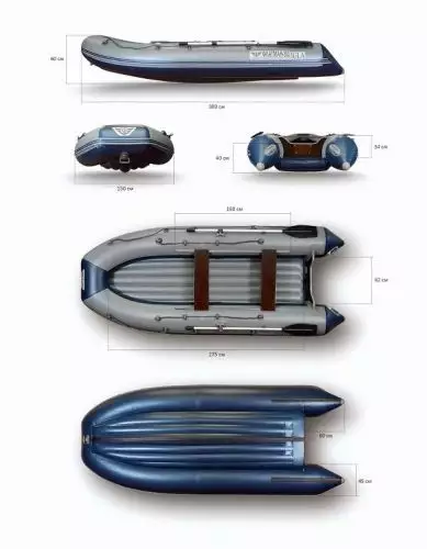 детальная картинка товара надувная лодка флагман 380 igla Фото Надувная лодка Флагман 380 IGLA