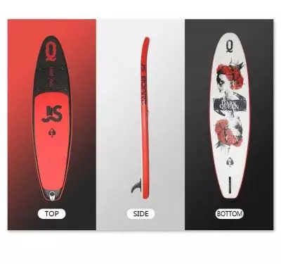 детальная картинка товара надувная доска для sup серфинга darkqueen 335