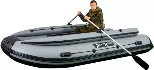 детальная картинка товара надувная лодка riverboats 430 нднд + фальшборт Фото Надувная лодка RiverBoats 430 НДНД + Фальшборт