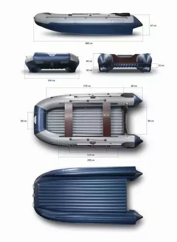 детальная картинка товара надувная лодка флагман 380 k катамаран Фото Надувная лодка Флагман 380 K катамаран