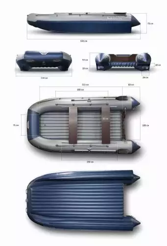 Фото Надувная лодка Флагман 420 K катамаран