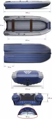 детальная картинка товара надувная лодка флагман dk 390 i jet Фото Надувная лодка Флагман DK 390 I JET