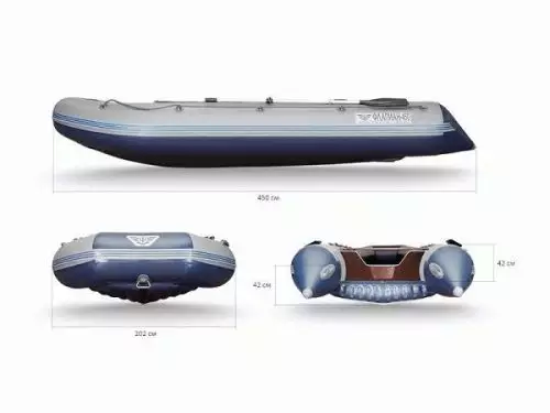 детальная картинка товара надувная лодка флагман 450 Фото Надувная лодка Флагман 450