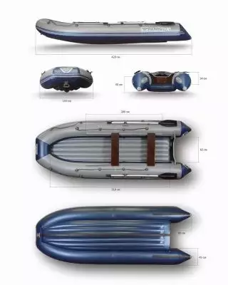 детальная картинка товара надувная лодка флагман 420 Фото Надувная лодка Флагман 420