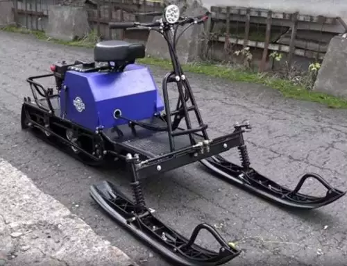 детальная картинка товара миниснегоход дельта 2 с лыжным модулем