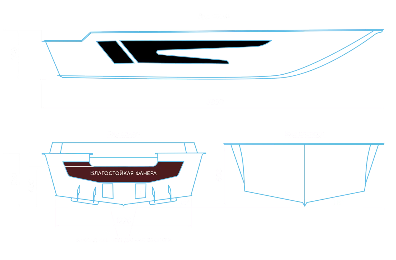 детальная картинка товара моторная лодка swimmer 370