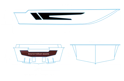 детальная картинка товара моторная лодка swimmer 370