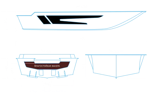 детальная картинка товара моторная лодка swimmer 370