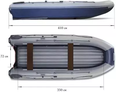 детальная картинка товара надувная лодка флагман dk 410 i jet Фото Надувная лодка Флагман DK 410 I JET