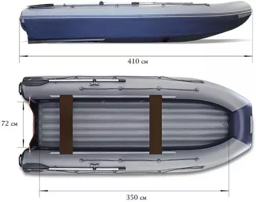 детальная картинка товара надувная лодка флагман dk 410 i jet Фото Надувная лодка Флагман DK 410 I JET