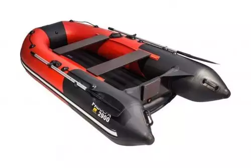 детальная картинка товара надувная лодка ривьера 2900 нднд красно-черная Фото Надувная лодка Ривьера 2900 НДНД красно-черная
