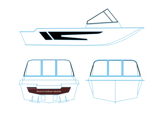 детальная картинка товара моторная лодка swimmer 450 r