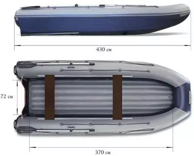 детальная картинка товара надувная лодка флагман dk 430 i jet Фото Надувная лодка Флагман DK 430 I JET