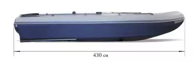 детальная картинка товара надувная лодка флагман dk 430 igla Фото Надувная лодка Флагман DK 430 IGLA