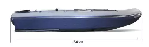 детальная картинка товара надувная лодка флагман dk 430 igla Фото Надувная лодка Флагман DK 430 IGLA