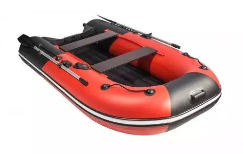 детальная картинка товара надувная лодка ривьера 2900 нднд красно-черная Фото Надувная лодка Ривьера 2900 НДНД красно-черная