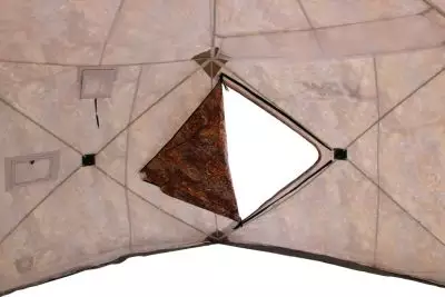 детальная картинка товара зимняя утепленная палатка "polar bird" family t fest камуфляж камыш