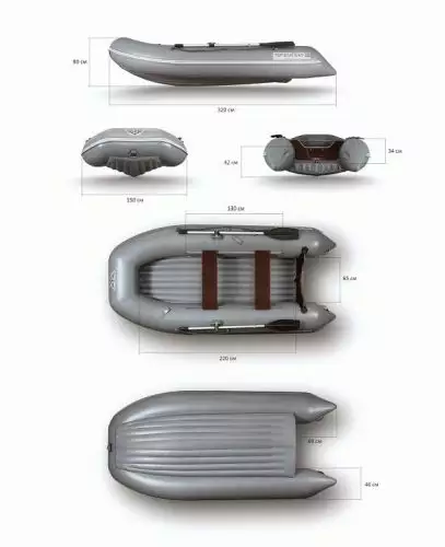 детальная картинка товара надувная лодка флагман 320 Фото Надувная лодка Флагман 320
