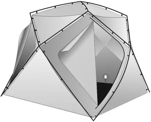 детальная картинка товара внутренний тент утепленный лотос куб 3