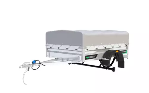 детальная картинка товара прицеп титан 2013-03 (дуги с тентом без колес)