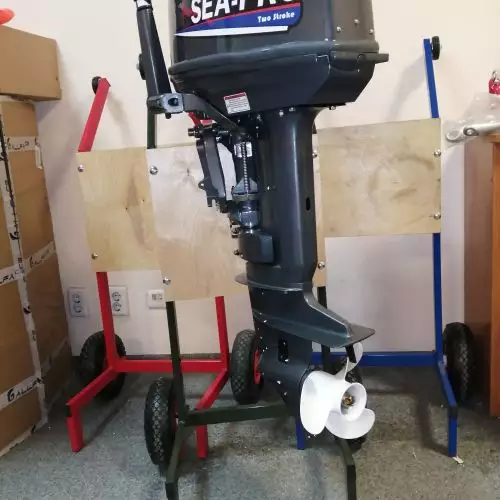 детальная картинка товара грузовая тележка для лодочного мотора