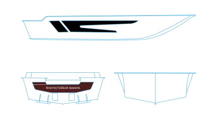 детальная картинка товара моторная лодка swimmer 400