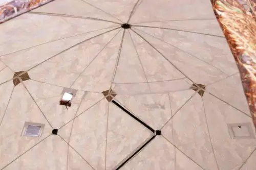 детальная картинка товара зимняя утепленная палатка "polar bird" family t fest камуфляж камыш