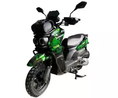 детальная картинка товара скутер vector