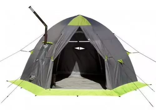 детальная картинка товара палатка лотос 5 баня (д-обр вход + пол пу4000)