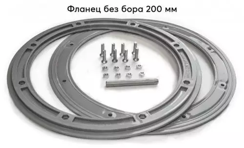 детальная картинка товара фланец для отверстия под лунку лотос 200 без бортика