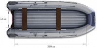 Надувная лодка Флагман DK 370 I JET