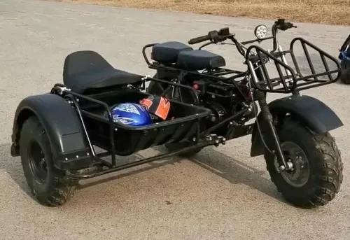 детальная картинка товара мотоцикл скаут 2-8 е с боковым прицепом