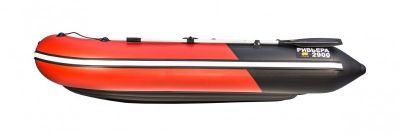 Фото Надувная лодка Ривьера 2900 НДНД красно-черная