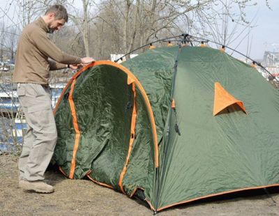 Палатка 4 местная Lux 4 (1 мин.)